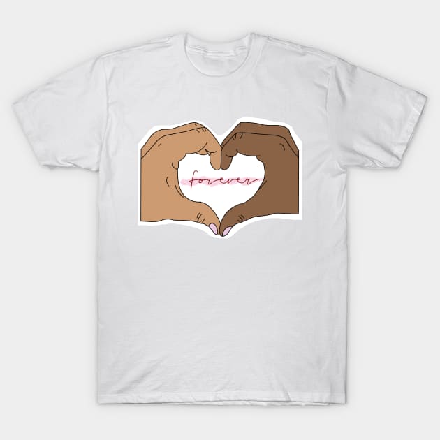 Love is Forever v2 T-Shirt by tailspalette